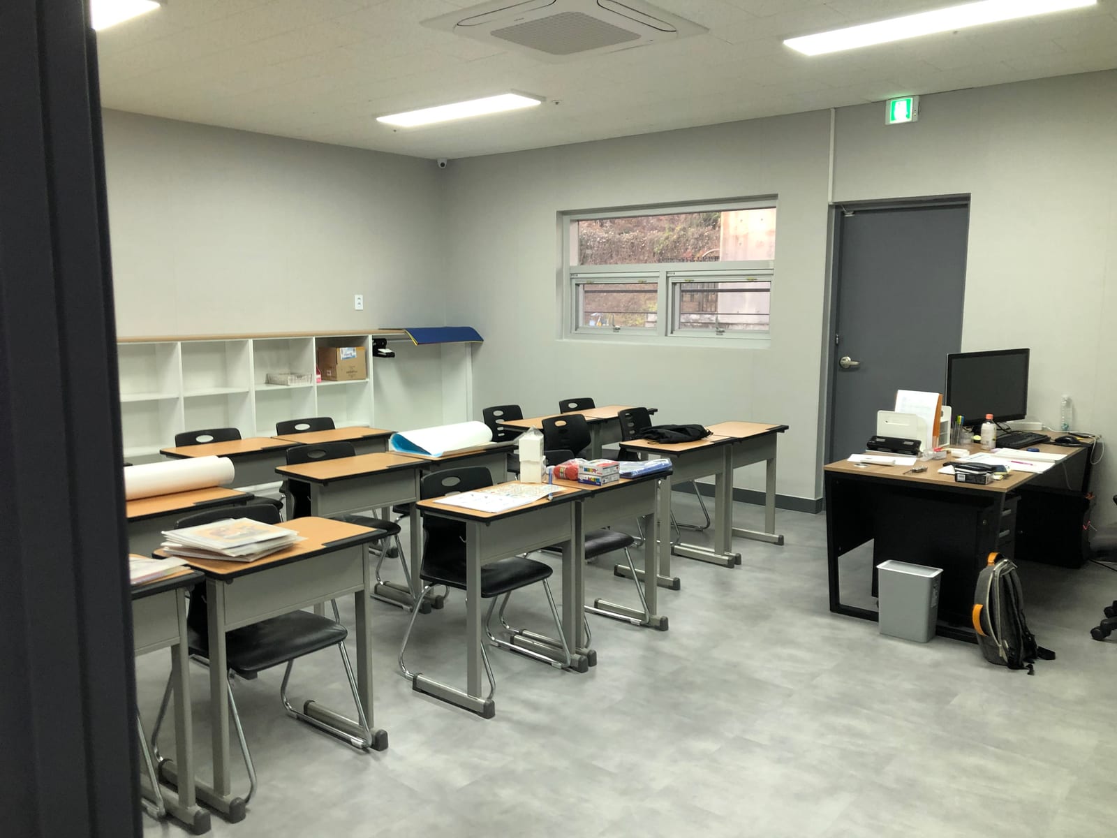 통영 광도면 학교청소 시공 사진